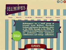 Tablet Screenshot of bellehoppers.com